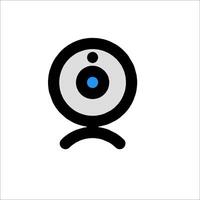 A webcam icon on a white background vector