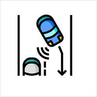 A car is being driven by a car that is connected to a car vector