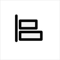 A black and white icon of a stack of books vector