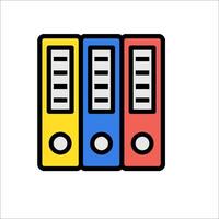 File folder icon illustration vector