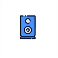 A speaker icon on a white background vector