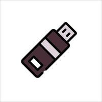 Usb flash drive icon vector
