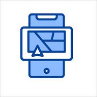 Mobile app icon vector