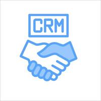How to use crm in your business vector