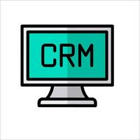 Crm software for small business vector