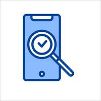 Mobile app icon vector