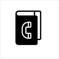 A phone icon on a white background vector