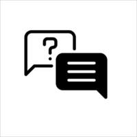 Question mark icon vector