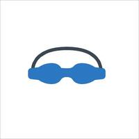 Swimming goggles icon illustration vector