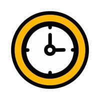 Clock Icon . Flat design style. vector