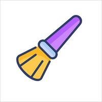 A brush icon on a white background vector