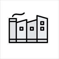 Factory factory icon illustration vector