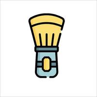 A brush icon on a white background vector