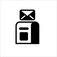 Mail box icon vector