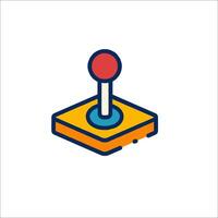 An icon of a joystick on a white background vector