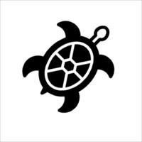 A turtle icon on a white background vector
