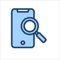 Mobile phone icon vector