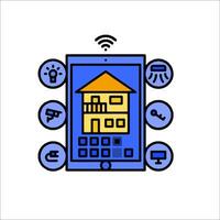 Smart home technology and the future of home automation vector