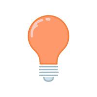 Light bulb icon isolated on white background for your web and mobile app design, Light bulb logo concept vector