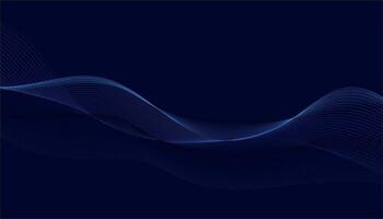 Abstract background with glowing wave. Modern gradient flowing wave lines. Futuristic technology concept. Shiny moving lines design element vector