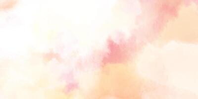 Abstract colorful background. Pink sky cloud watercolor background. vector
