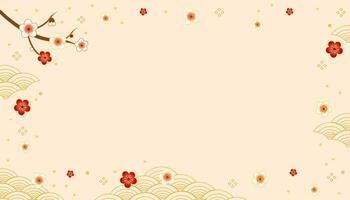 Chinese new year celebration festive gold background vector