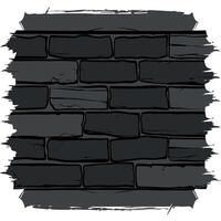 A brick wall with a grunge texture vector