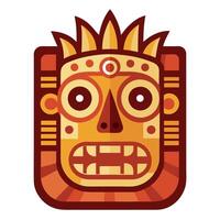 An illustration of a mask with a crown on it vector