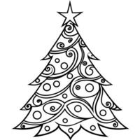 Abstract fantasy festive christmas tree background header wallpaper background 3d illustration. vector