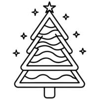 Abstract neon lamp christmas tree shape background object. Abstract neon lamp shape background vector
