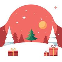 Christmas background minimal style for product branding. Mock up scene and empty space. vector