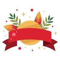 Christmas background red and golden colorful banner mockup with space for text vector