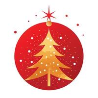 Christmas background with red texture and golden glitter vector