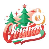 Christmas holiday ad background texture typography mockup clean template vector