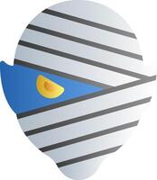 Mummy Flat Gradient Icon vector