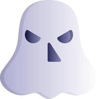 Ghost Flat Gradient Icon vector