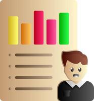 User Scenarios Flat Gradient Icon vector