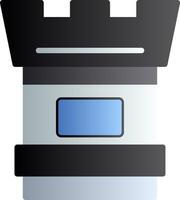 Camera Lens Flat Gradient Icon vector