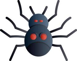 Spider Flat Gradient Icon vector
