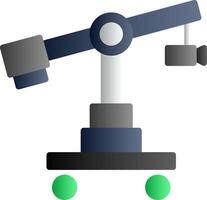Camera Crane Flat Gradient Icon vector