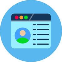 User Interface Flat Multi Color Icon vector