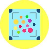 Heat Maps Flat Multi Color Icon vector