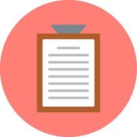 Clipboard Flat Multi Color Icon vector