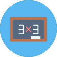 Blackboard Flat Multi Color Icon vector