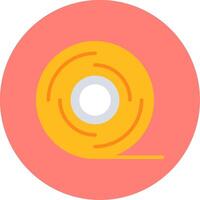 Adhesive Tape Flat Multi Color Icon vector