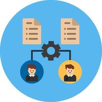 Onboarding Flat Multi Color Icon vector