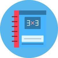 Notebook Flat Multi Color Icon vector