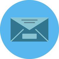 Mail Flat Multi Color Icon vector