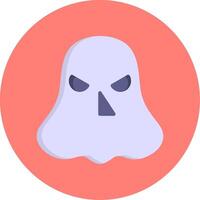 Ghost Flat Multi Color Icon vector