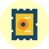 Chip Flat Multi Color Icon vector